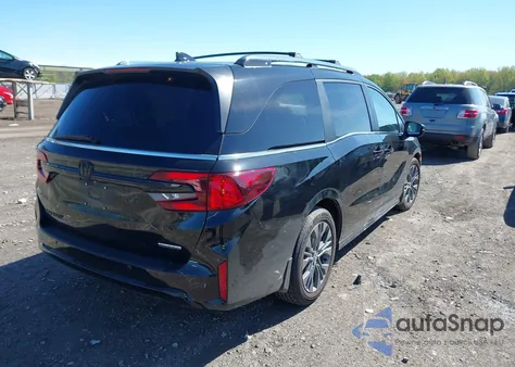 2025 Honda Odyssey Touring from USA, damaged, VIN 5FNRL6H84SB001927